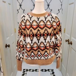 NEW Colorful Sweater. Size Medium. Ann Taylor.